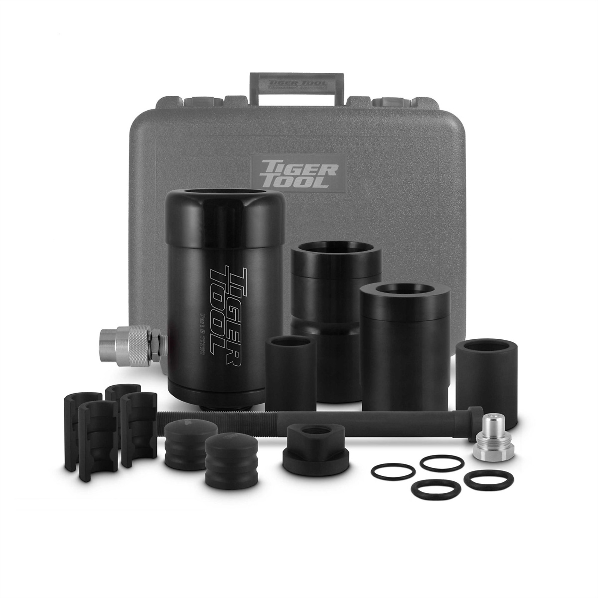 Tiger Tool Leaf Spring Bushing Service Kit — Requires 10,000 PSI Hydraulic Pump, 20-Ton Capacity, Model# TIG15000